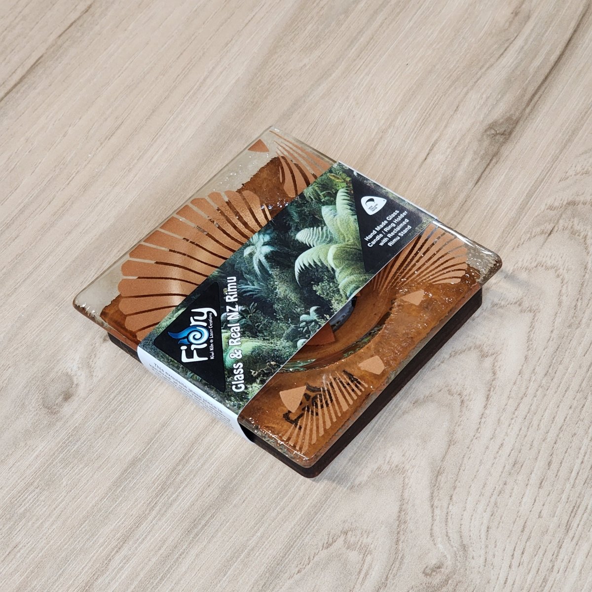 Small Shells Dish w/Rimu Base Copper - Fiery Creations Ltd