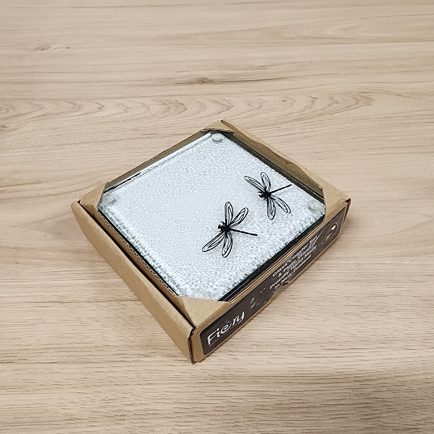 Dragonfly Glass Coasters - Pack of 4